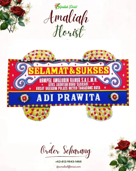 Papan Bunga Ucapan Selamat Cabak
