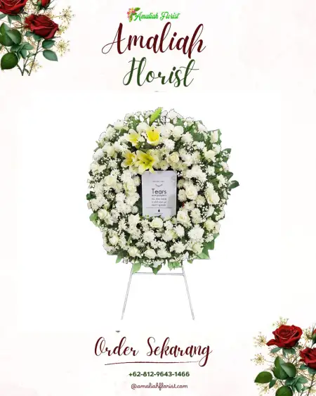 Krans Bunga Duka Cabak